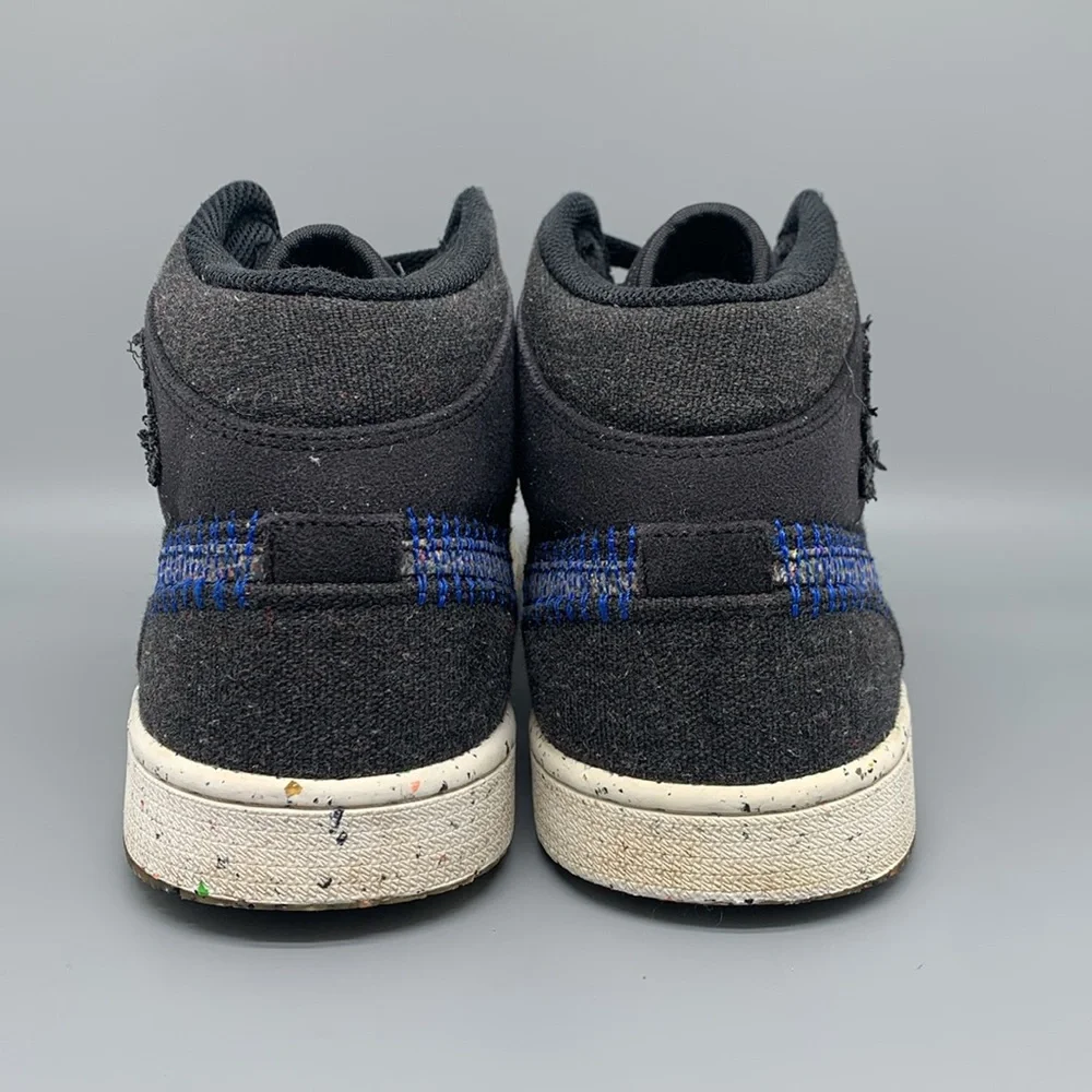 Jordan 1‎ Mid Crater Black Basketball Shoes DM3529-001 Men’s Sz 9.5